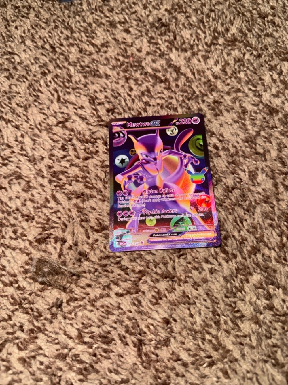 Mewtwo EX 157/128 Pokemon 30th anniversary